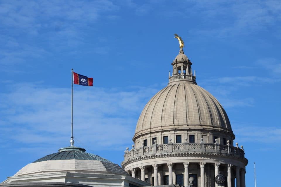 Mississippi Capitol Legislature State Flag