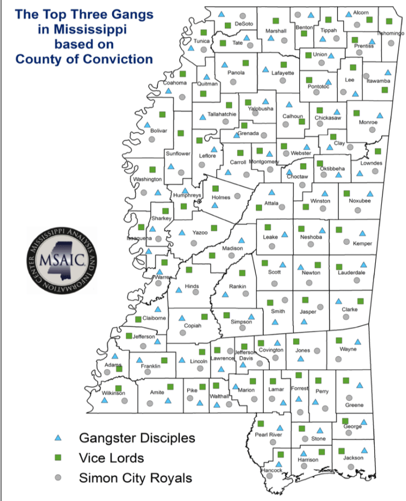 Top gangs in MS reach all 82 counties, responsible for countless crimes