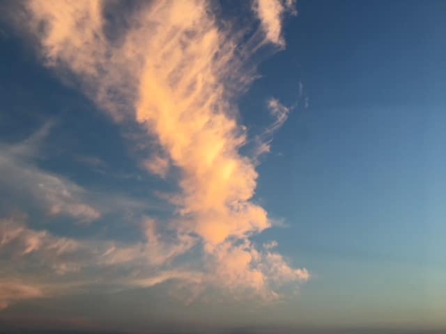 sky, sunset, cloud, clouds