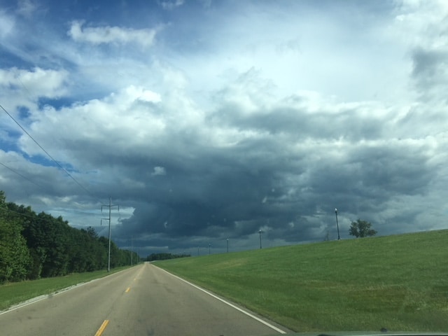 road, storm, delta, clouds, cloud, cloudy, stormy