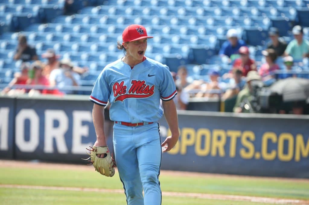 ole miss baseball uniform