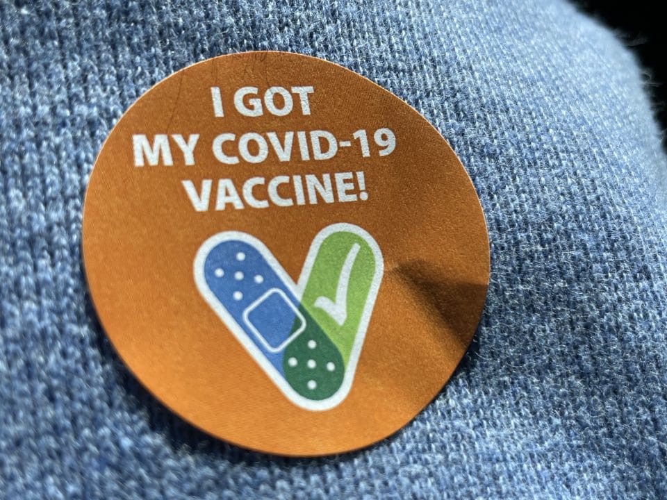 Vaccine Sticker COVID-19 Vaccine