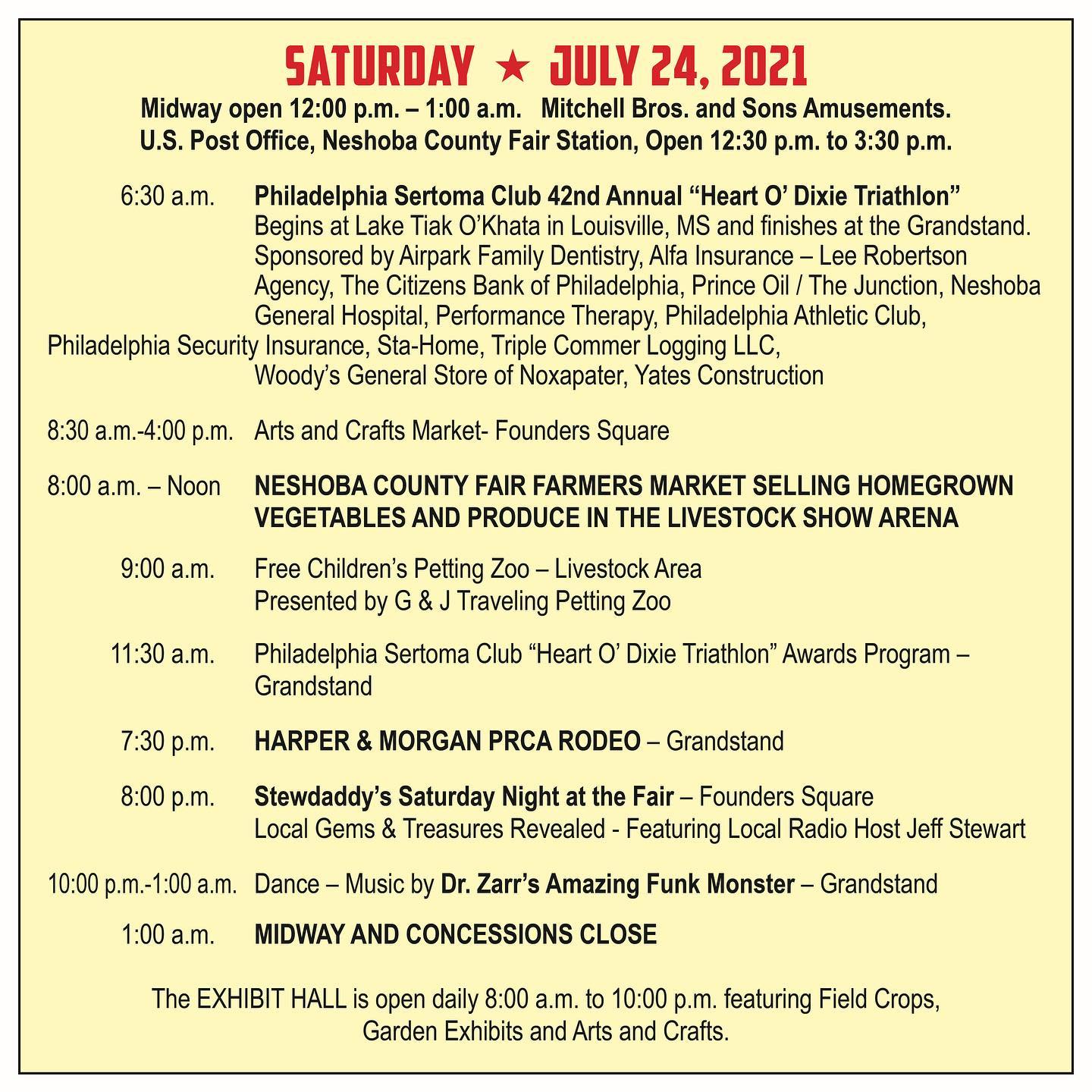 Neshoba County Fair gets underway today Here's the daily schedule
