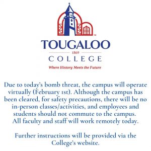 Tougaloo bomb update
