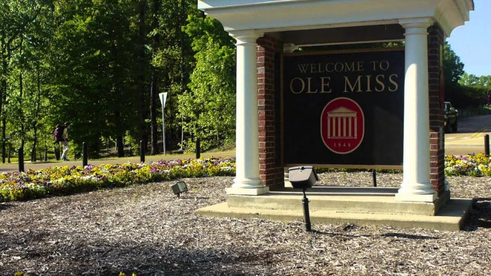 Ole Miss sign