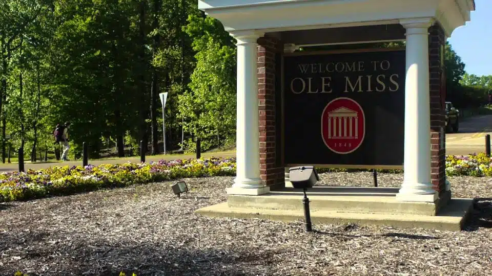 Ole Miss sign