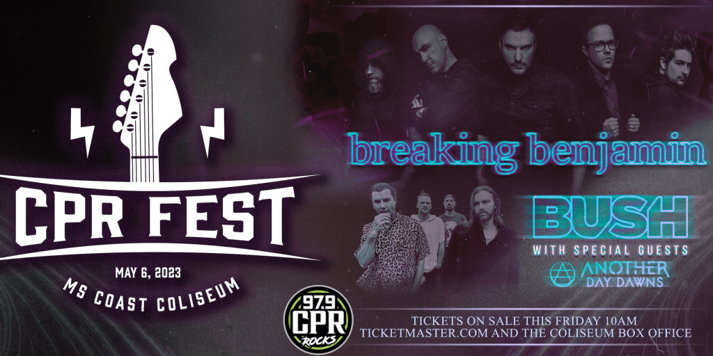 Breaking Benjamin, Bush to headline 2023 CPR Fest SuperTalk Mississippi