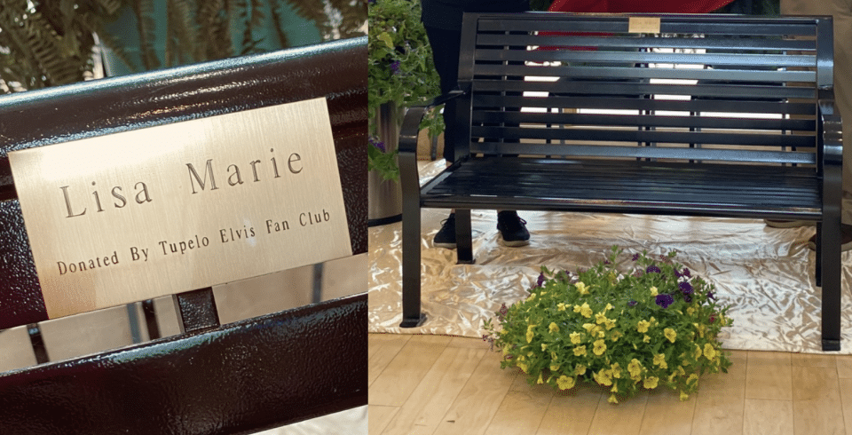 Lisa Marie Presley bench