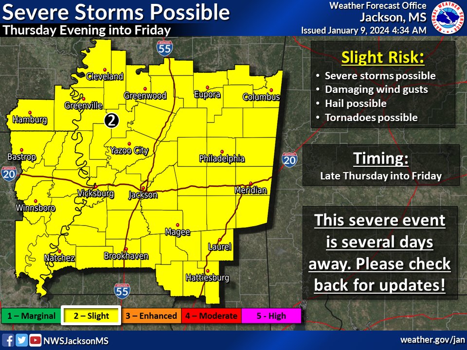 Thousands without power in Mississippi following Monday’s severe storms ...