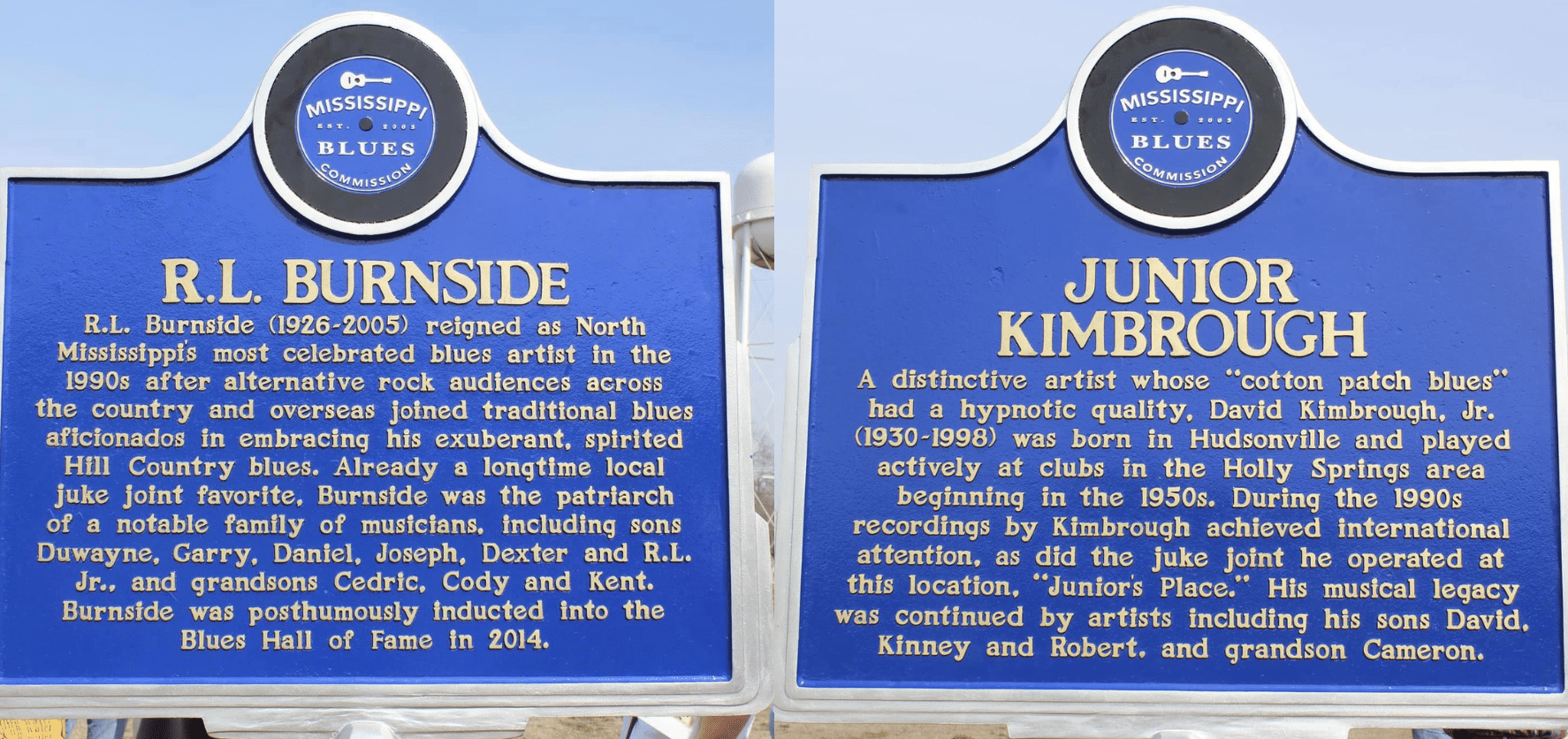 Mississippi Blues Trail markers unveiled in honor of R.L. Burnside and Junior Kimbrough - Vimarsana News