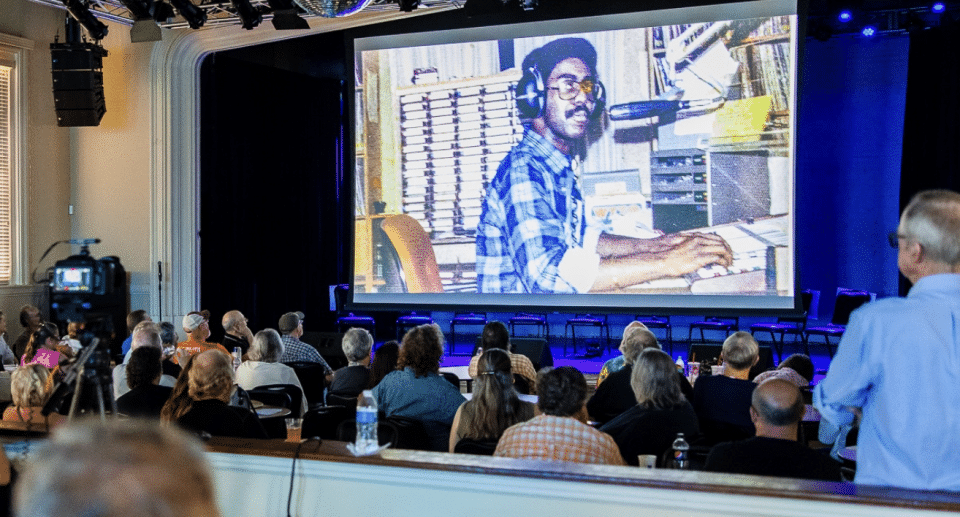 A throwback photo of Perez Hodge featured at a listener's event in August 2022 (Photo courtesy of Lindsay McMurtray)