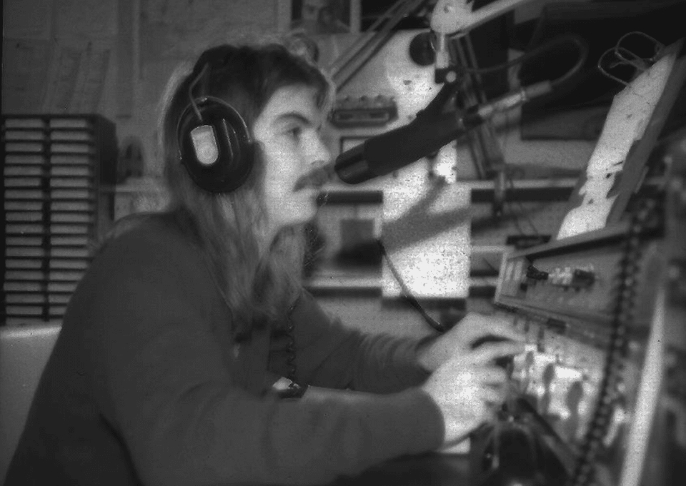Sergio Fernandez during his time at WZZQ (Photo courtesy of Sergio Fernandez family)