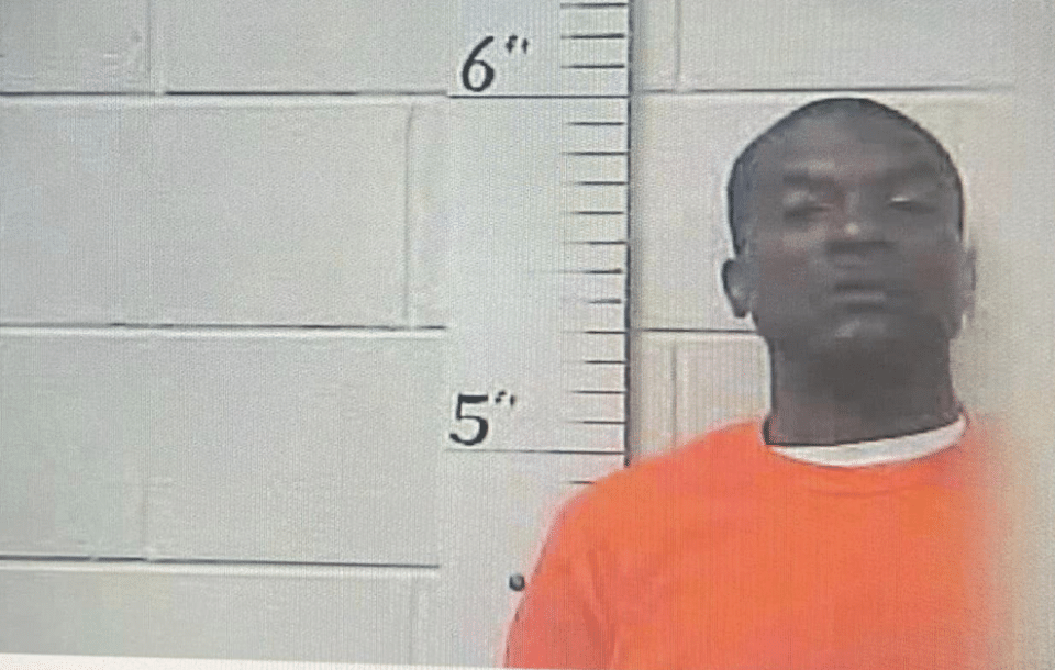 Marlon Willis of Madison, Tenn., was captured Monday morning after escaping the Yazoo County jail (Photo from YCSO)