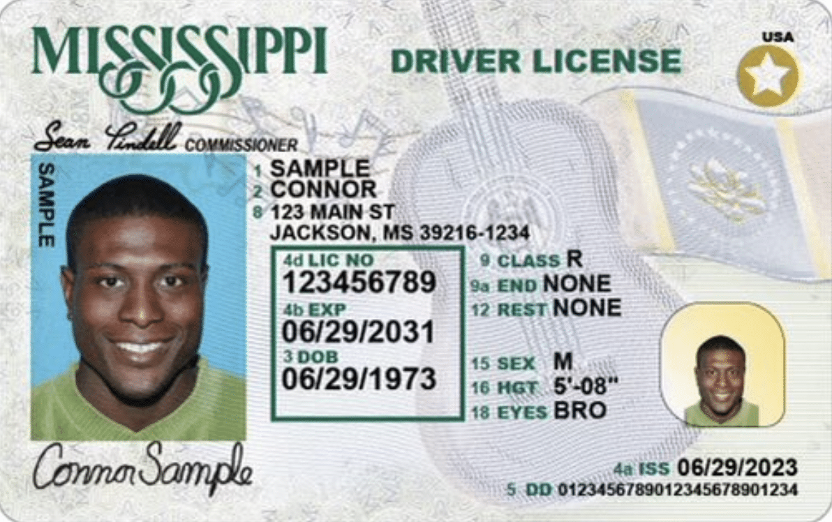 Mississippi reveals new driver