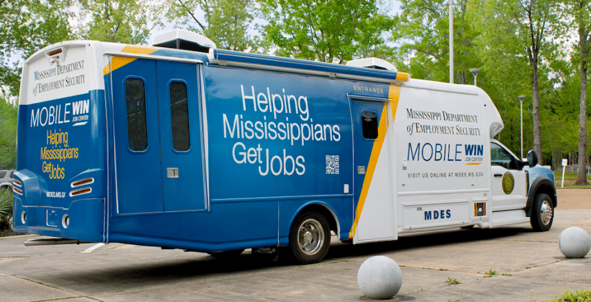 WIN Job Center on wheels
