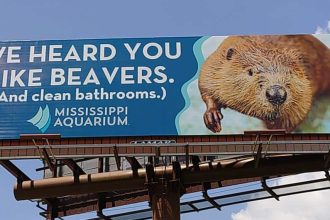 Mississippi Aquarium sign