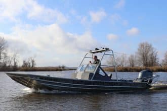 Conservation officer boat
