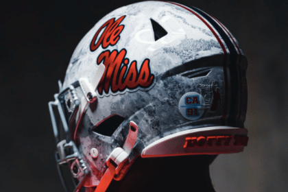 Ole Miss helmet