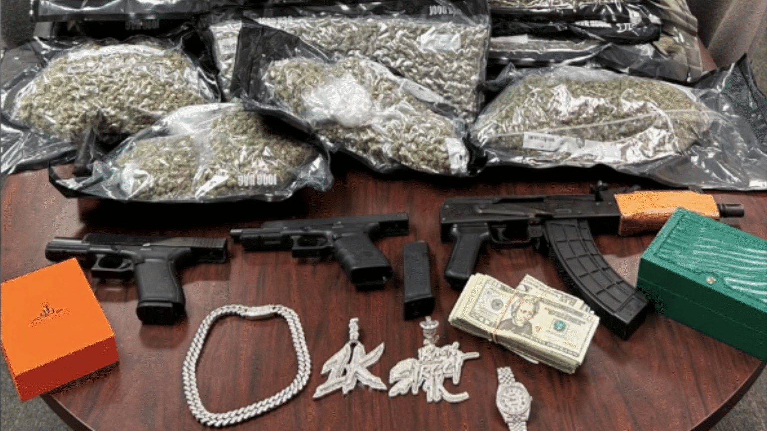 drugs and guns