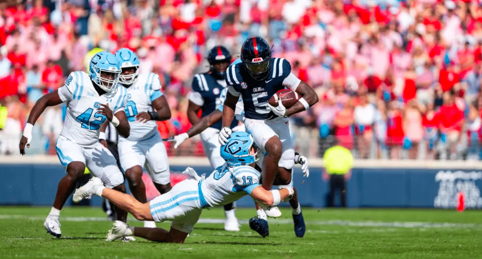 No. 6 Ole Miss dominates the Citadel in 49-0 shutout