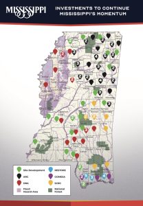 Mississippi momentum map