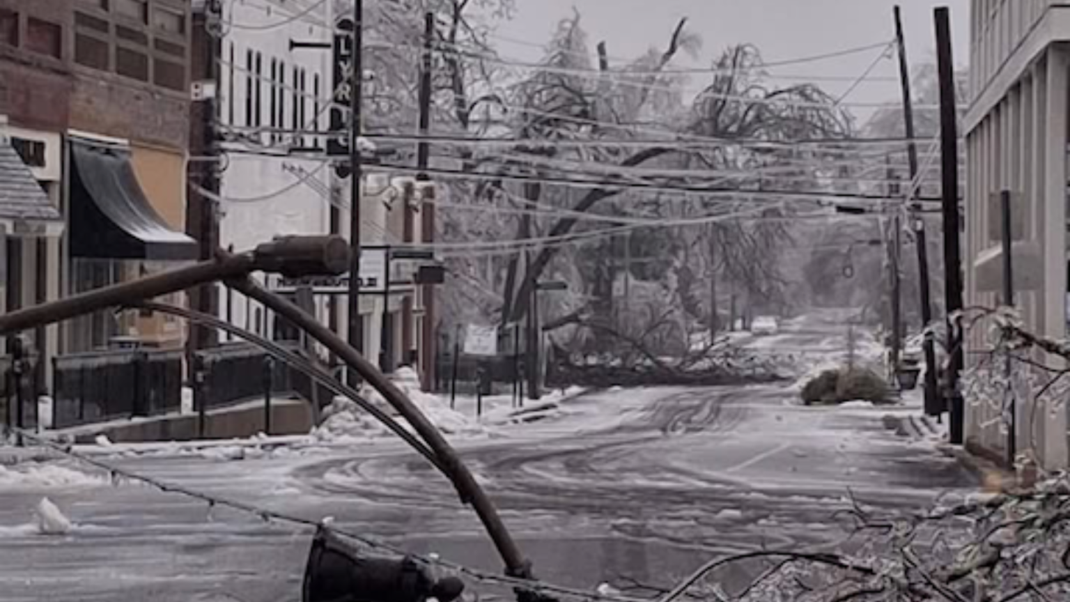 Winter Storm Fern damage Oxford