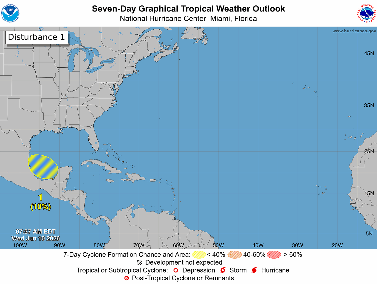 National Hurricane Center monitoring potential tropical development in ...