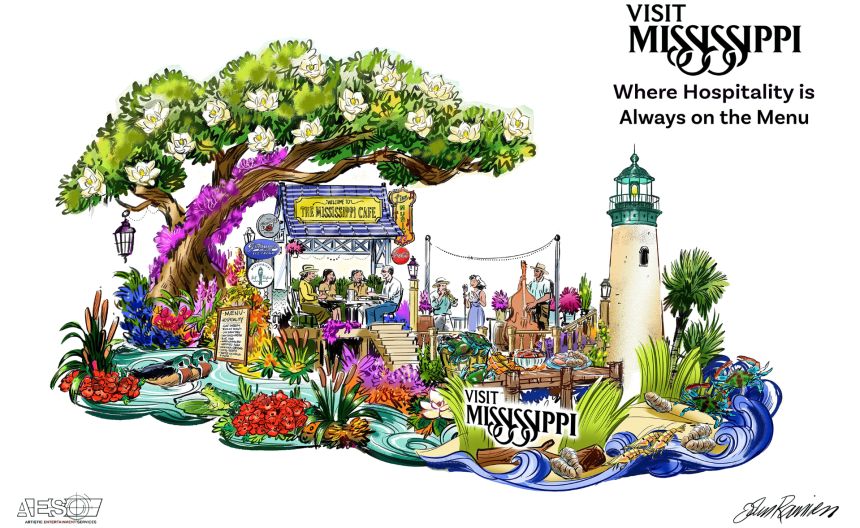 Rose Parade float