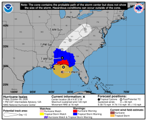 Isaias strengthens to Category 3 hurricane headed for Gulf Coast, life-threatening storm surge expected in Mississippi