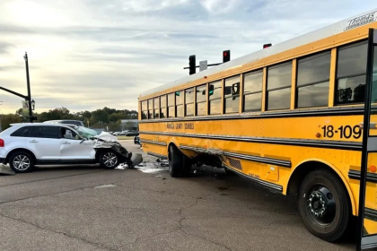 School bus crash